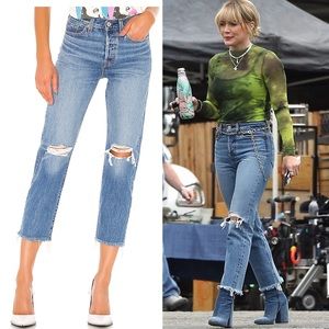 Levi’s Revolve Aritzia Wedgie Straight Jeans